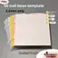 Hạt NORDICLIFE Perler Hama, Mẫu tròn chịu nhiệt ba chiều DIY, Chất lượng cao 52 * 52 Chấm thủ công thủ công Trang trí bảng đậu 2.6mm Thủ công thủ công thủ công