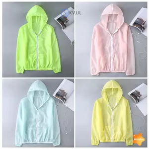 Áo khoác chống nắng mùa hè dành cho nữ Jaet Áo khoác chống tia cực tím Qui Dry Áo gió thể thao đi xe đạp Áo sơ mi chạy bộ mới