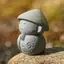 JCSYFAC Tượng Phật Dễ Thương Nhỏ Jizo Phật Điêu Khắc Các Bức Tượng Nhỏ Đồ Trang Trí Sân Vườn Phật Nhật Bản Ksitigarbha Bể Cá Cảnh Mới
