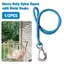 JCSYFAC Hammo Dây treo Nylon hạng nặng 1 chiếc có móc kim loại Cắm trại ngoài trời Đi bộ đường dài Bãi biển Bapaing Hammo buộc mới