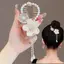 Kẹp Tóc Nơ Tóc Ngọc Trai Bướm Kẹp Tóc Đuôi Ngựa Bule Kẹp Tóc Móng Vuốt Phụ Kiện Hàn Quốc Mới