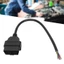 Cáp công cụ chẩn đoán FANIELLAPOWELL, Bộ chuyển đổi Obd2 dây cắm mở 30cm / 11.8Inch, Sửa đổi DIY Cụ thể 16 Pin Nam Đa năng Obd2 Pigtail
