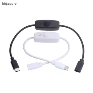 Cáp nối dài USB Type C bigapple có nút nguồn, 30CM, RDG đa năng