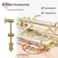 Bộ 2 thanh điều chỉnh bằng đồng thau HFTOY Et để điều chỉnh độ trượt Sửa chữa mượt mà và độ bền dụng cụ ~