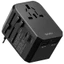 Ổ Cắm Du Lịch Đa Năng WIWU UA304 45W - Tích Hợp 3 Cổng USB-C & 1 USB-A, Sạc Nhanh Lap/Mac, ChuẩnUS/UK/AU/EU
