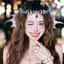 Băng Đô Đại Dương Xanh Nữ Phong Cách Kỳ Lạ Đầu Trước Siêu Cổ Tích COS Phụ Kiện Hanfu Ảnh Phương Tây Phiên Bản Đôi Na Mũ 5.18