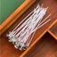 Set 100 Tim Nến, Bấc Nến đã nhúng sáp và kẹp đế sẵn, nguyên liệu làm nến bơ, nến thơm-GIOVA