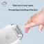 Tông đơ cắt móng tay điện 2 trong 1 HFTOY với công cụ mài đèn LED Tông đơ tự động để làm móng tay tại nhà an toàn ~