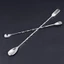 Thìa Khuấy Bar Spoon 2 Đầu Dài, Dụng Cụ Pha Chế, Thìa Khuấy Cocktail Tiện Lợi Cho Barista