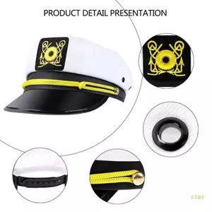 Ở lại Có Thể Điều Chỉnh Mũ Đội Trưởng Biển Mũ Thủy Thủ Unisex Mũ Hàng Hải Mũ Đi Biển sành điệu