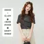 Áo thun sọc cơ bản dành cho nữ Lyocell cổ tròn đơn giản cổ điển phù hợp cho mọi trận đấu T mùa xuân hè Thẩm mỹ tối giản
