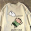 Áo thun Cotton dáng rộng VN ZHUZHU Unisex, thích hợp để mặc mùa hè.