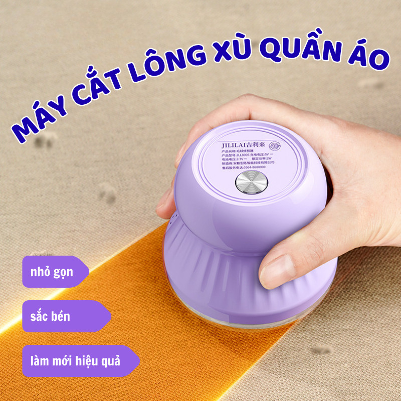 Máy Cắt Lông Xù Quần Áo, Chăn Ga, Sofa Cầm Tay Nhỏ Gọn – Siêu Bén, Làm Mới Vải Hiệu Quả DINO