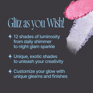 Phấn Bắt Sáng FWEE Glitz Stone Highlighter Nhũ Siêu Mềm Mịn, Lâu Trôi, Tạo Hiệu Ứng 3D 12 Màu 5.9g