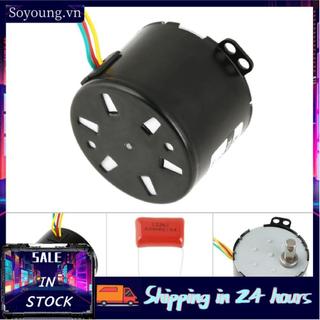 Soyoung Động cơ bánh răng đồng bộ công nghiệp XD-50KTYZ 5-50 RPM 6-10W AC cho Van tự động hóa & Phòng thí nghiệm nghiên cứu (5r/min)
