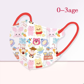 Mặt nạ trẻ em 3D cho bé 0-3 tuổi với thiết kế khủng long, elsa công chúa và gấu, thoáng khí