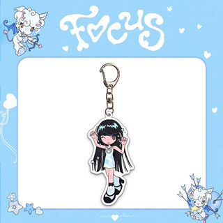 Kpop Idol Hearts2Hearts “FOCUS ” Móc khóa Acrylic H2H Mặt dây chuyền