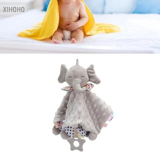 xihoho Saluaqui Chăn An toàn với màu sắc tươi sáng Chất liệu mềm mại sang trọng Ôm sát ấm cúng có thiết kế búp bê động vật đáng yêu màu xám cho trẻ sơ sinh và trẻ mới biết đi ( 1)