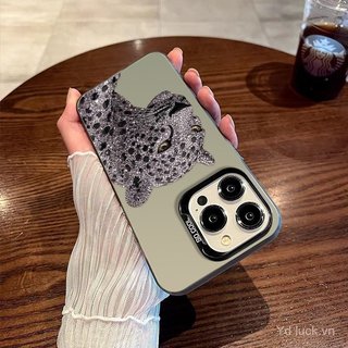 Ốp bảo vệ hợp thời trang sáng tạo hình động vật da báo Thích hợp cho iPhone 17promax 14 16plus 13 15plus 11pro 12 xs 14promax Vỏ điện thoại chống sốc