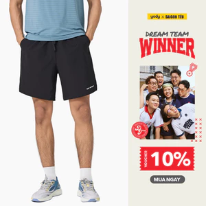 Quần short thể thao nam YODY 2 lớp quần đùi thoáng nhẹ, co giãn, mát mẻ thấm hút mồ hôi SQM7025