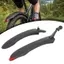 Xe Đạp Di Động Chắn Bùn Làm Dày PP Bùn Flap Phía Trước Phía Sau Phát Hành Nhanh Xe Đạp Fender Cho Xe Đạp Leo Núi