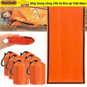 Túi ngủ khẩn cấp BAMBOOB, Túi ngủ hai chiều chống gió di động, Túi ngủ khẩn cấp đa chức năng chống nước nhiệt
