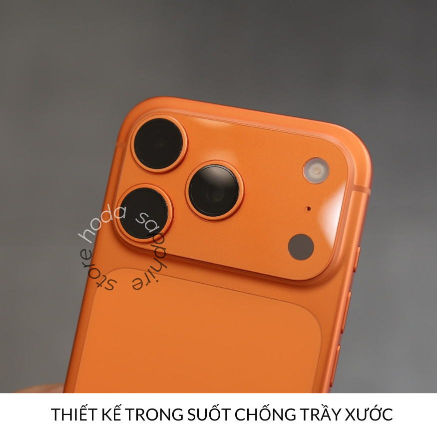 [Chính Hãng] Bộ Dán Bảo Vệ Cụm Camera Nano Trong Suốt Chống Trầy Xước Cho iPhone 17 Pro Max