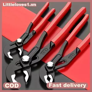 Littleloves1 Kìm bơm nước 7 / 10 / 12 Inch Kìm cắt nước Kìm ống nước Kìm ống nước có thể điều chỉnh Kìm kẹp ống nước Dụng cụ cầm tay gia đình VN