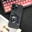 TP-2 Singer N-Natos y Waor Ốp Điện Thoại IPhone 17 16 15 14 13 12 11 Pro Max Plus Mini Đen Mờ Vỏ Mềm Funda