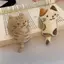 PNPIA- Mèo Sang Trọng Túi Búp Bê Quyến Rũ Mini Mèo Con Thú Nhồi Bông Hoạt Hình Sang Trọng Đồ Chơi Phụ Kiện Cho Trẻ Em Bé Gái Ví Trang Trí Quà Tặng Sinh Nhật