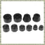 10 Chiếc Ván Trượt Dài Ống Lót Hình nón Xi Lanh Bushing Trục Ly Bộ Phụ Kiện Cho Xe Tải Longboard Đen