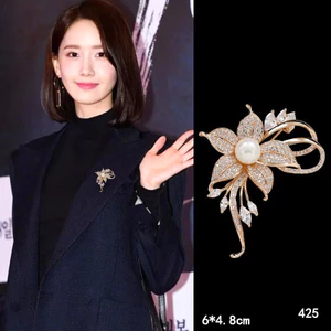 Trâm Cài Nữ Hợp Thời Trang 2025 Tính Khí Corsage Pin Thương Mại Áo Len Cardigan Phù Hợp Với Phụ Kiện Ánh Sáng Sang Trọng