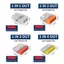 DAYBREAK 50 Đầu nối dây nhanh Mini, Tiếp xúc bằng đồng 2 / 3 / 4 / 5 cổng đẩy vào khối đầu cuối, Vỏ thép không gỉ Vỏ nhựa trong suốt Đầu nối dây điện