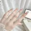 Bầu Không Khí Đá Thoáng Mát Trong Suốt Nhấp Nháy Kim Cương Mắt Mèo Tím Gradient Làm Trắng Nhẹ Nhàng Hoàn Thành Làm Móng Tay Đeo Móng Tay