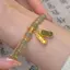 PNPIA- Hai Lớp Nữ Giả Ngọc Đính Hạt Vòng Tay Trang Sức Bé Gái Tiệc Cưới Hàn Quốc Món Quà Trang Sức