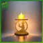 SWEET Gỗ Nến Cho Đồ Trang Trí Ramadan Eid Al-Fitr Candlestis Trang Trí Bàn Đồ Dùng Dự Tiệc Hồi Giáo n