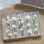 FAVORITEGOODS Dụng cụ làm móng bằng silicon DIY, Hoa văn hoa Khuôn làm móng bằng silicon hoa mộc lan, Khắc ba chiều Trang trí móng tay nghệ thuật Khuôn thiết kế móng tay cánh hoa