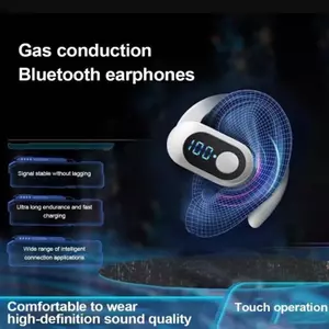 NS 180° Xoay HiFi Stereo Chống Nước Không Dây Dẫn Truyền Không Dây Tai Nghe Đơn Đeo Tai Nghe Giảm Tiếng Ồn Tai Nghe Có MIC NS