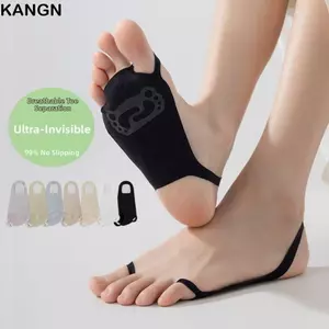 KANGN Ice Silk Split Toe Tất, Tất Cotton Mỏng Vô Hình Tank Tất, Thoáng Khí Độ Đàn Hồi Cao Mở Ngón Chân Thuyền Tất