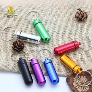 SENRTY Chai thuốc ngoài trời Kho lưu trữ Hợp kim nhôm Móc khóa Chai thuốc