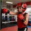 Mũ đội đầu Boxing Sparring Rõ ràng Sparring Mặt bảo vệ Thiết bị bảo vệ mặt đấm bốc dành cho học viên kouvn