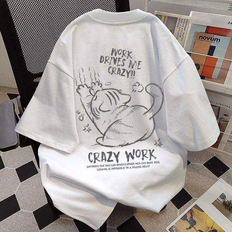 （Giao hàng 24h）Angela áo thun nữ form rộng 100%Cotton Áo thun ngắn tay mới nữ dáng rộng mùa hè Unisex-RTOML