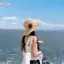 HFSHY 1 Cái Vành Rộng Chống Tia UV Ống Hút Mũ Chống Nắng Có Thể Gập Lại Với Trang Trí Hoa Thanh Lịch Tốt Nhất Cho Du Lịch Đi Biển VN