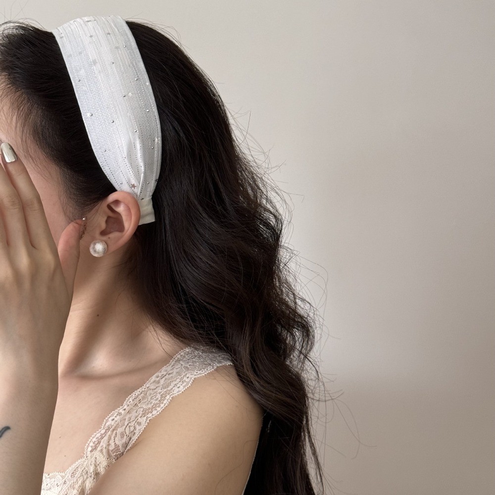 Hululu / Phiên Bản Hàn Quốc Băng Đô Quấn Rộng Quấn Đầu Cô Gái Nhẹ Nhàng Chống Trơn Trượt Có Răng Nhìn Trẻ Trung Thời Trang Phụ Kiện Tóc Kẹp Tóc
