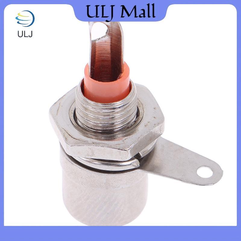 ULJ 10 Chiếc Niel Mạ RCA Phono Khung Xe Bảng Gắn Nữ Soet Adapter Phần Đỏ +.