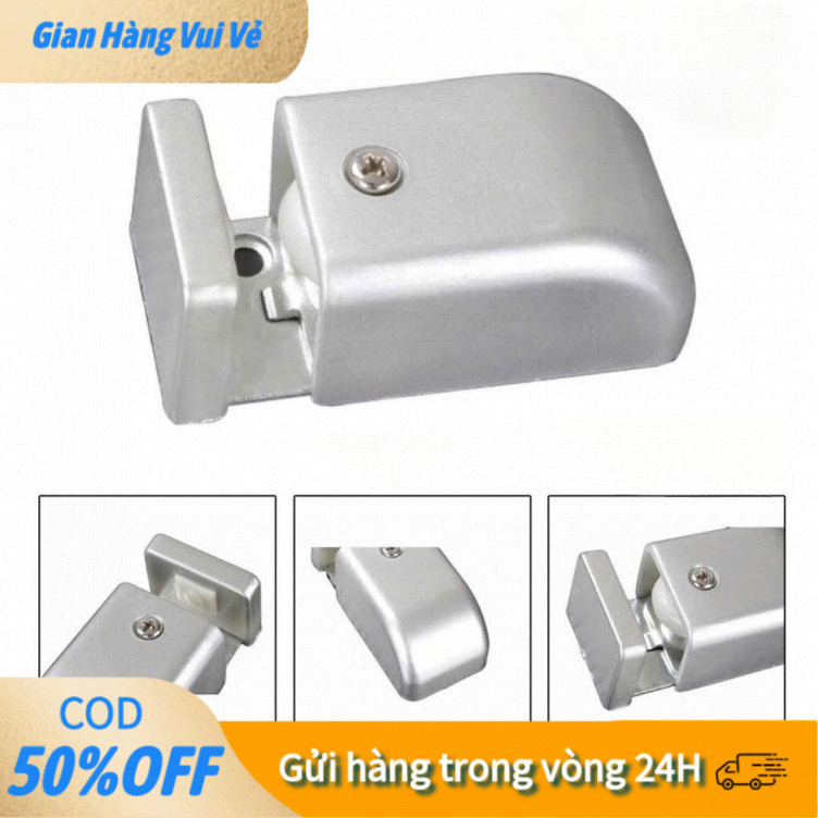 [48h] [COD] Định Vị Chặn Cửa Lùa Đa Năng 8-15mm - Màu Bạc, An Toàn, Thẩm Mỹ