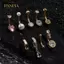 PNPIA- 9 Chiếc Nút Bụng Nhẫn Bộ Trái Tim Rốn Xuyên Nhẫn Nữ Thời Trang Trái Tim Rốn Barbell Cơ Thể Gợi Cảm Xuyên Trang Sức Quà Tặng