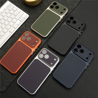 Vải kỹ thuật thay đổi thành 17 cửa sổ lớn Vỏ điện thoại doanh nghiệp từ tính cho iPhone 17 16 15 14 13 12 Pro Max Cover