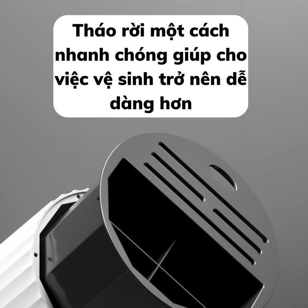 Hộp Đựng Đũa Muỗng Dao Xoay 360° Đa Năng - Khay Đựng Dao Kéo, Đũa, Thìa Có Khay Thoát Nước, Gọn Gàng Cho Nhà Bếp
