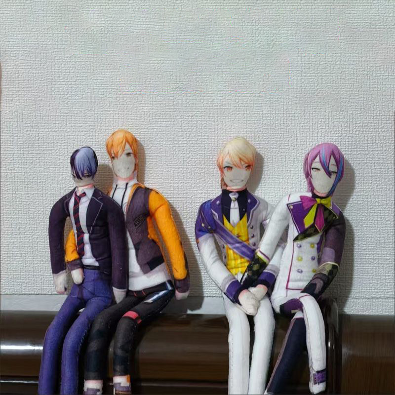 Anime Project Sekai Kasane Teto Kaito AKIYAMA MIZUKI Sang Trọng Cotton Búp Bê Nhồi Bông Linh Vật Mô Hình Trừu Tượng Slender Hình Xoắn Quạt Quà Tặng Trẻ Em